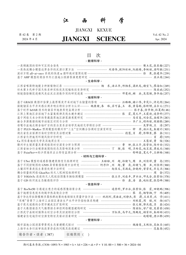 江西科學42卷第2期目錄.jpg